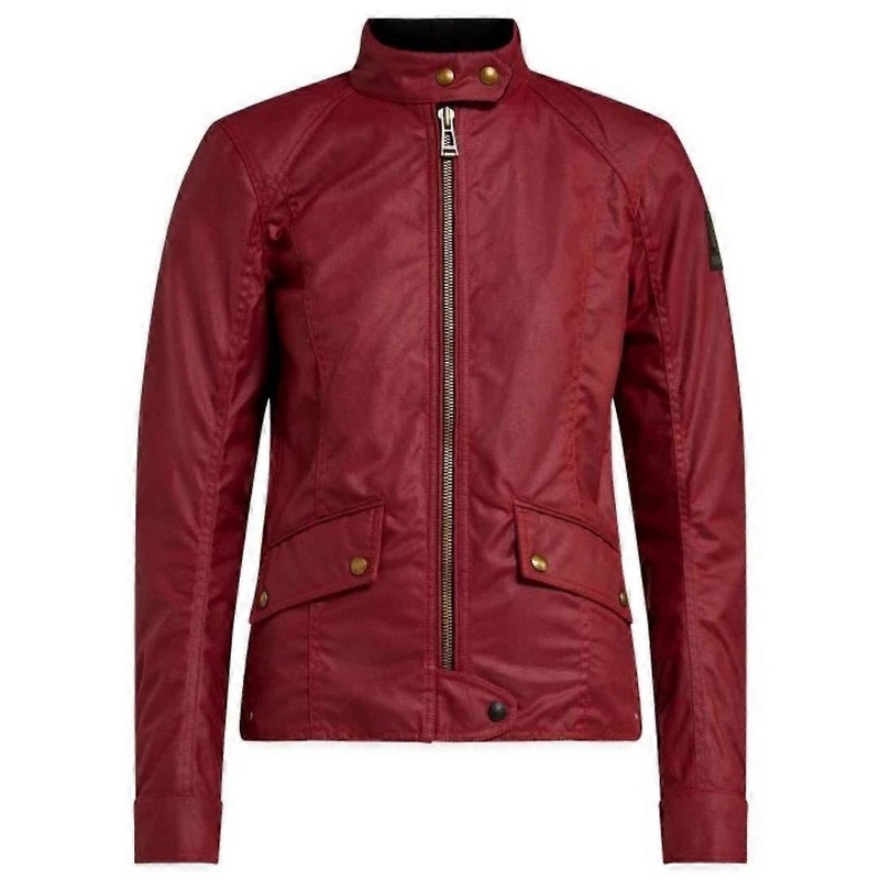 Belstaff Antrim Waxed Cotton Racing Red Jacket