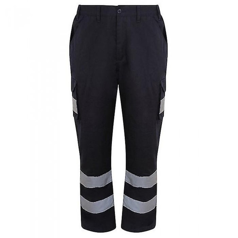 PRORTX Mens Hi-Vis Cargo Trousers