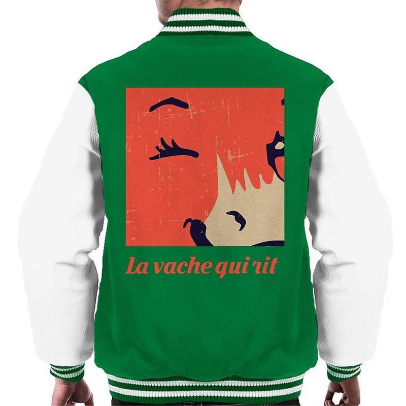 The Laughing Cow Close Up Wink Men’s Varsity Jacket