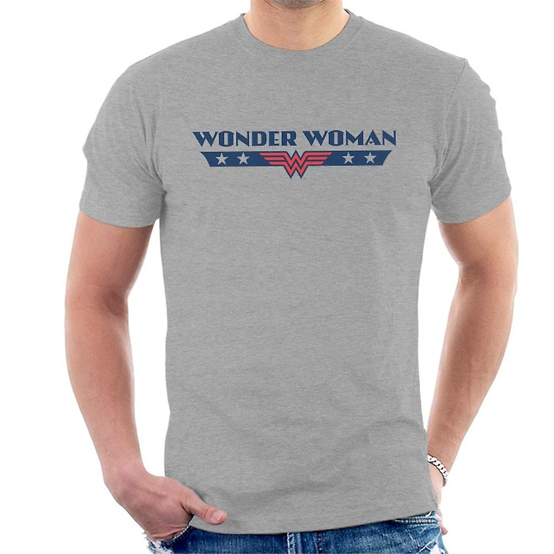 Wonder Woman Stars Logo Men’s T-Shirt