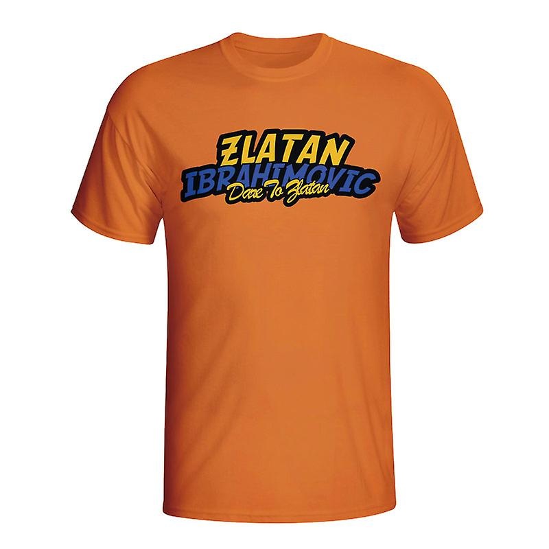 Zlatan Ibrahimovic Comic Book T-shirt (orange) – Kids