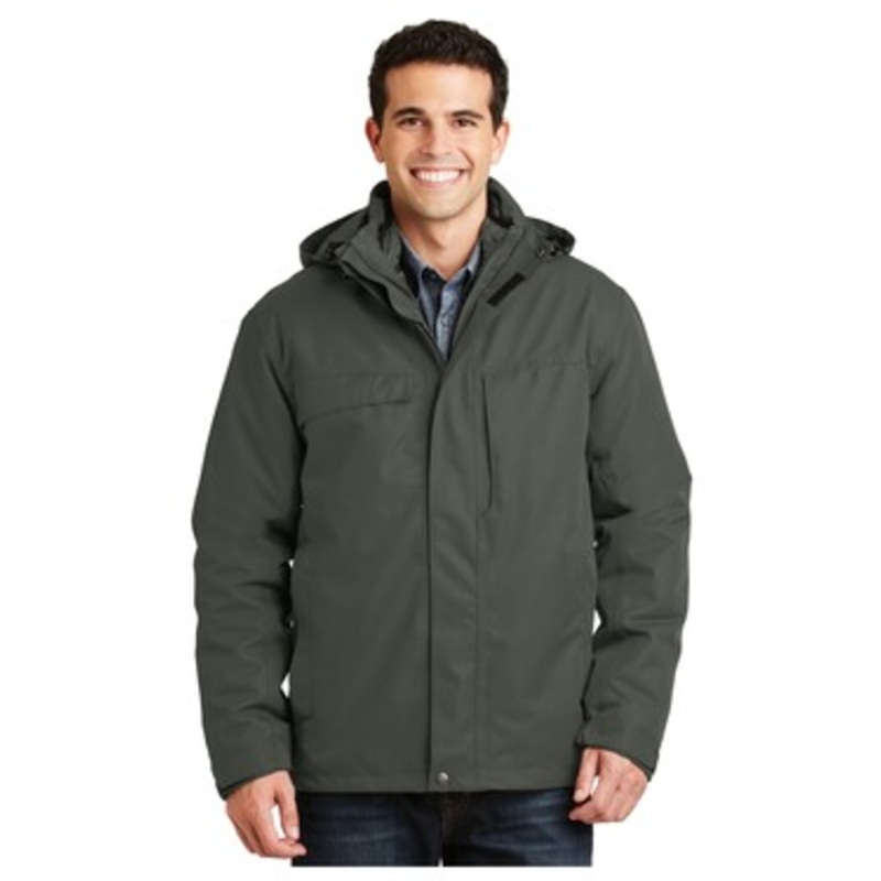 Port Authority J302 Herringbone 3-in-1 Parka