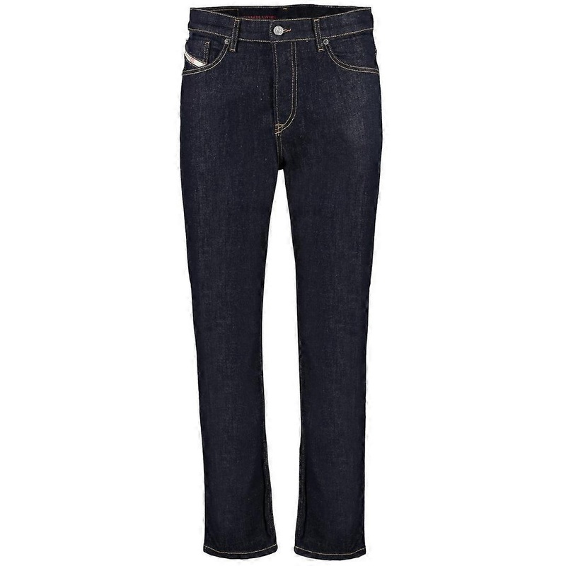 Diesel D-Fining Tapered Dark Blue Denim Jeans