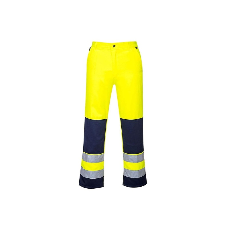 Men’s Portwest Seville Hi-Vis Contrast Work Trouser TX71