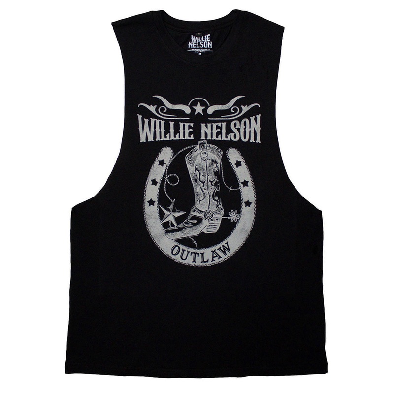 Willie Nelson Outlaw Vest Top