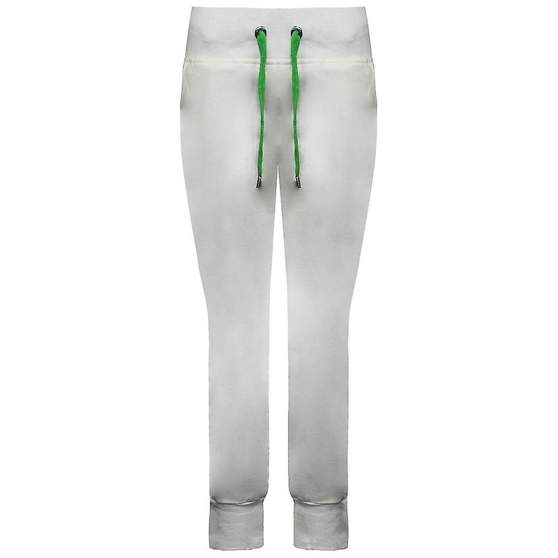 Gio-Goi Stretch Waist Winter White/Green Womens Anlee Track Pants A11210102