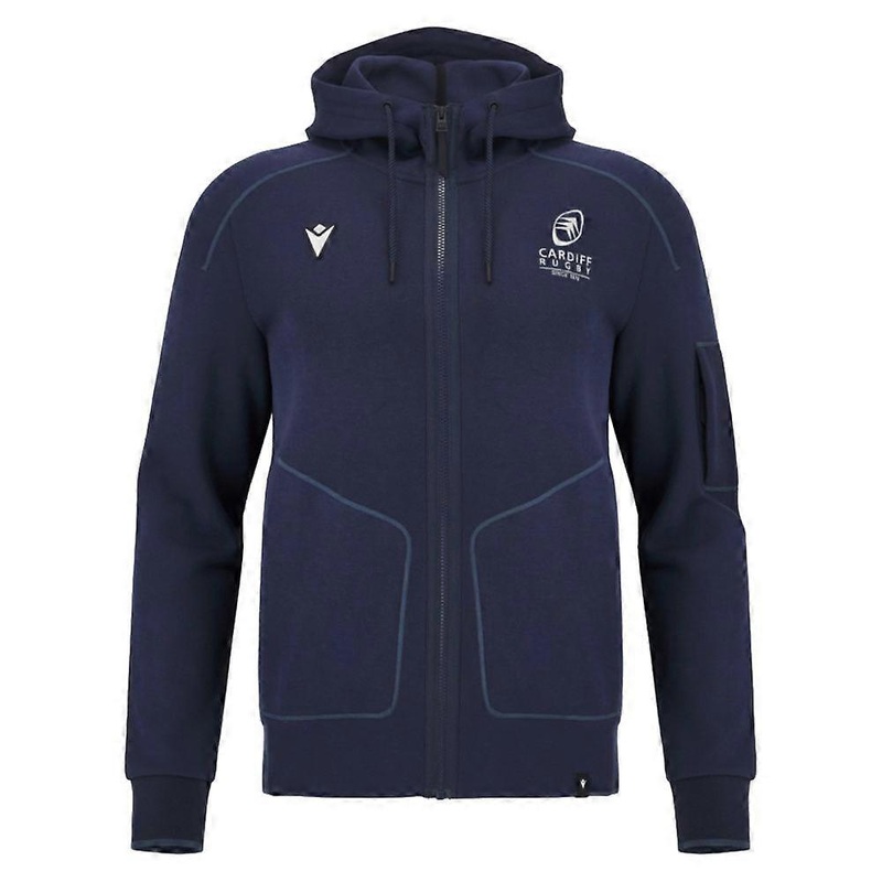 2025-2026 Cardiff Blues Rugby Ath Cotton Hoody (Navy)