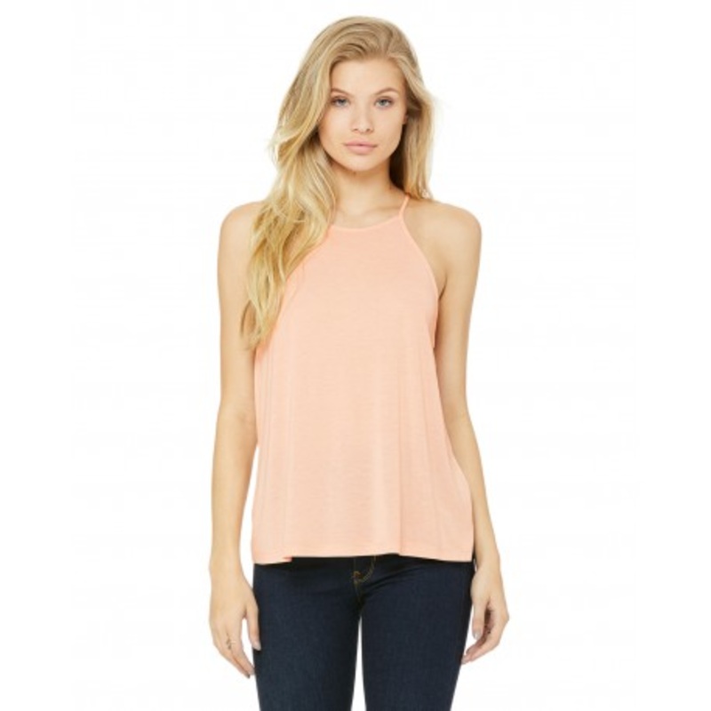 Bella + Canvas 8809 Ladies’ Flowy High Neck Tank | Bella + Canvas 8809