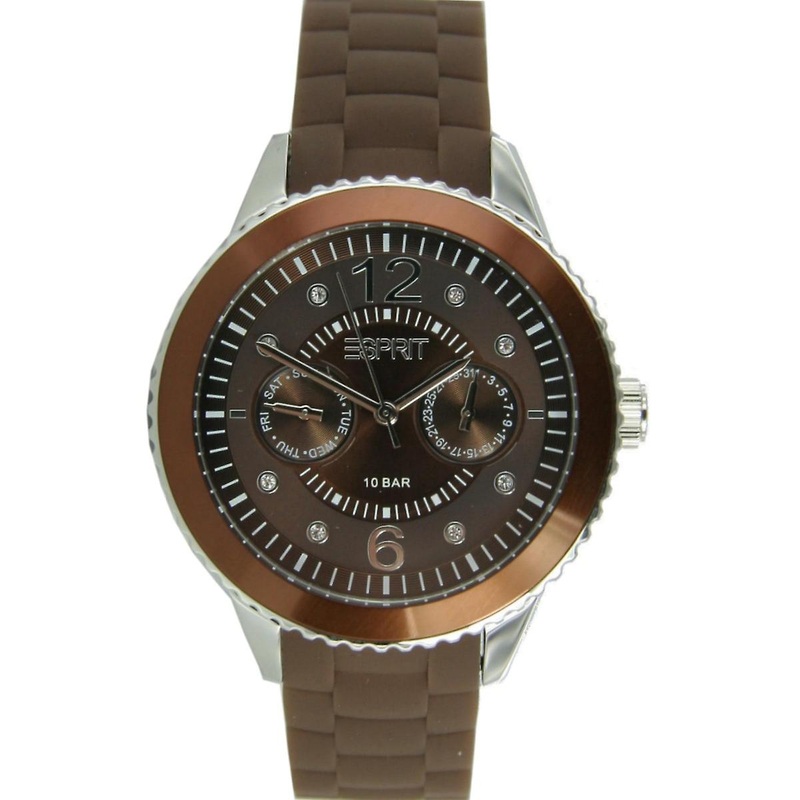 ESPRIT ladies watch Marin 68 speed brown chocolate ES105332016