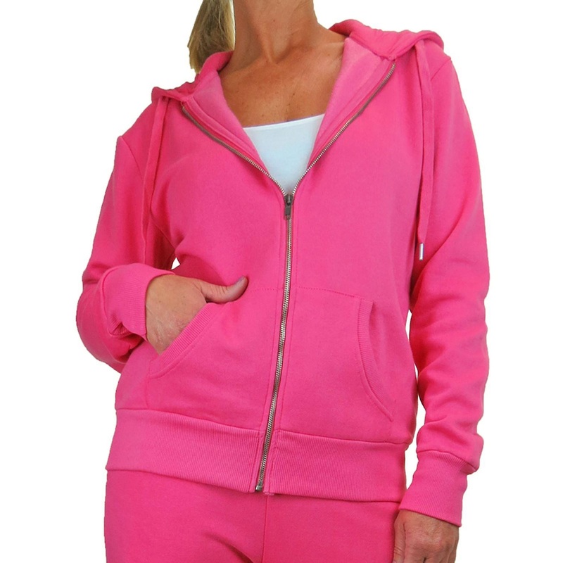 Women’s Soft Fleece Zip Up Hoodie With Pockets