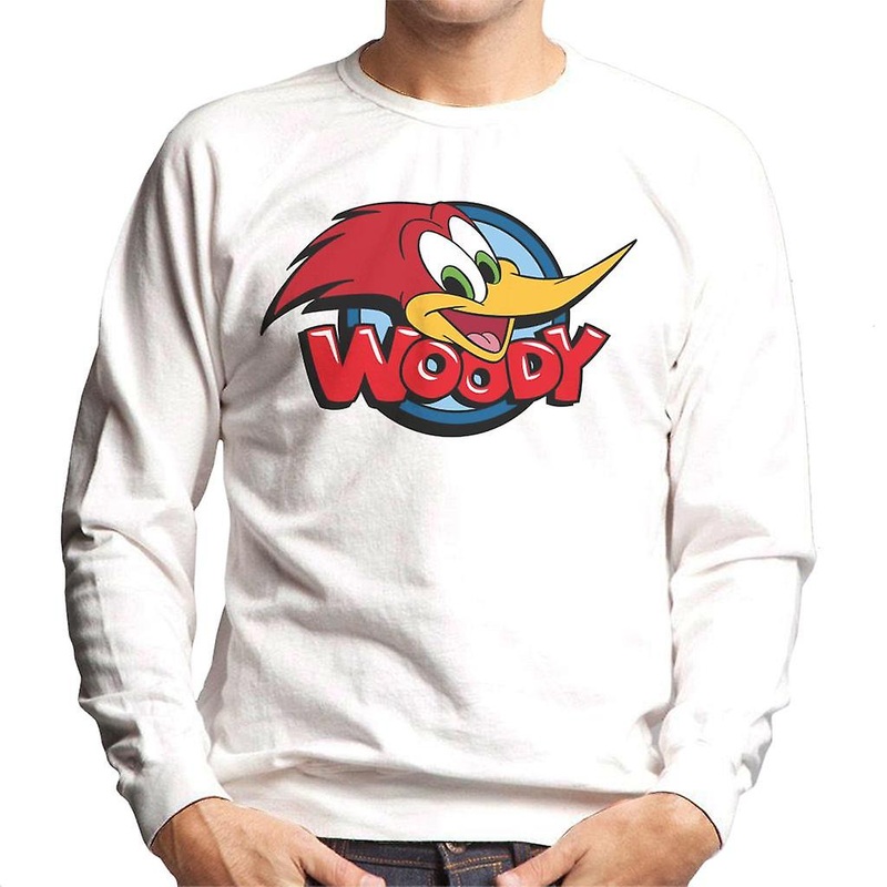 Woody Woodpecker Character Head Woody Logo Men’s Sweatshirt
