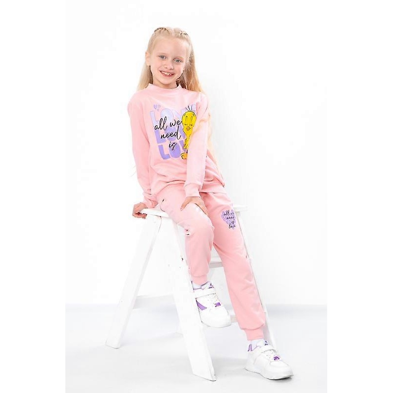 Girls Sweatshirt & Pants Set  Comfortable & Durable, Demi-season,  HC 6063-023-33-5