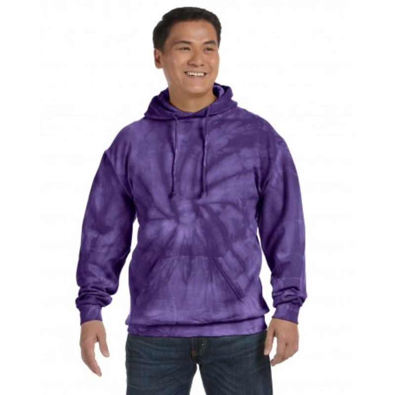 Tie-Dye CD877 Adult Tie-Dyed Pullover Hooded Sweatshirt | Tie-Dye CD877