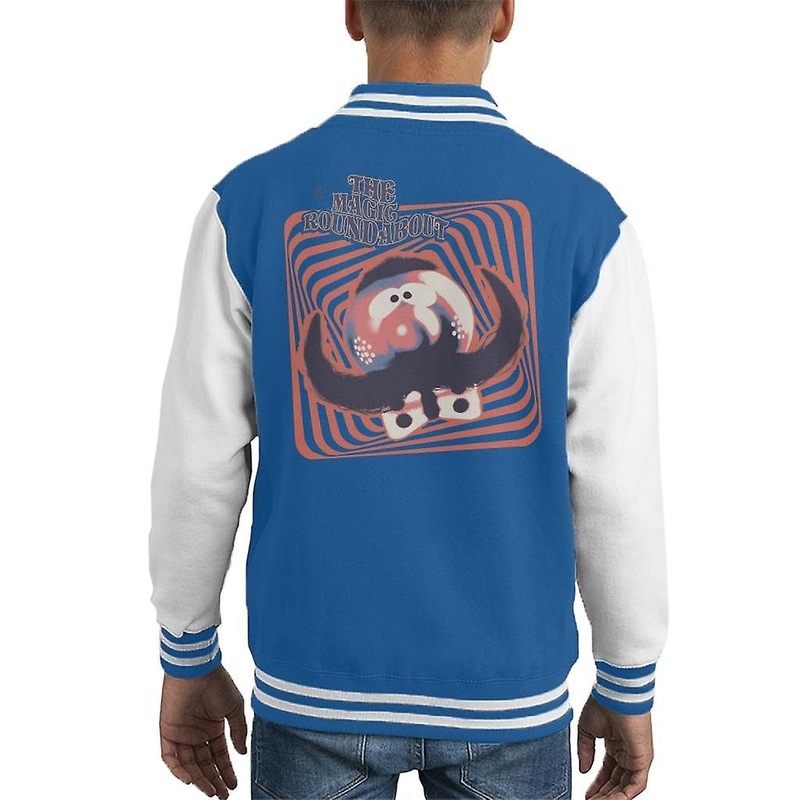 The Magic Roundabout Zebedee Psychedelic Lines Kid’s Varsity Jacket