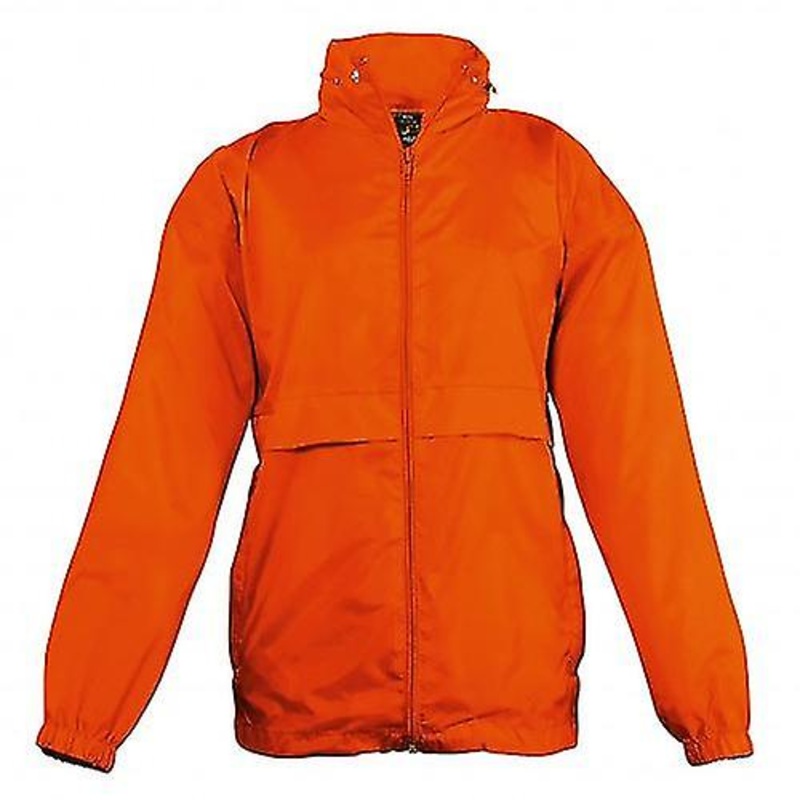 SOLS Kids Unisex Surf Windbreaker Jacket (Water Resistant And Windproof)