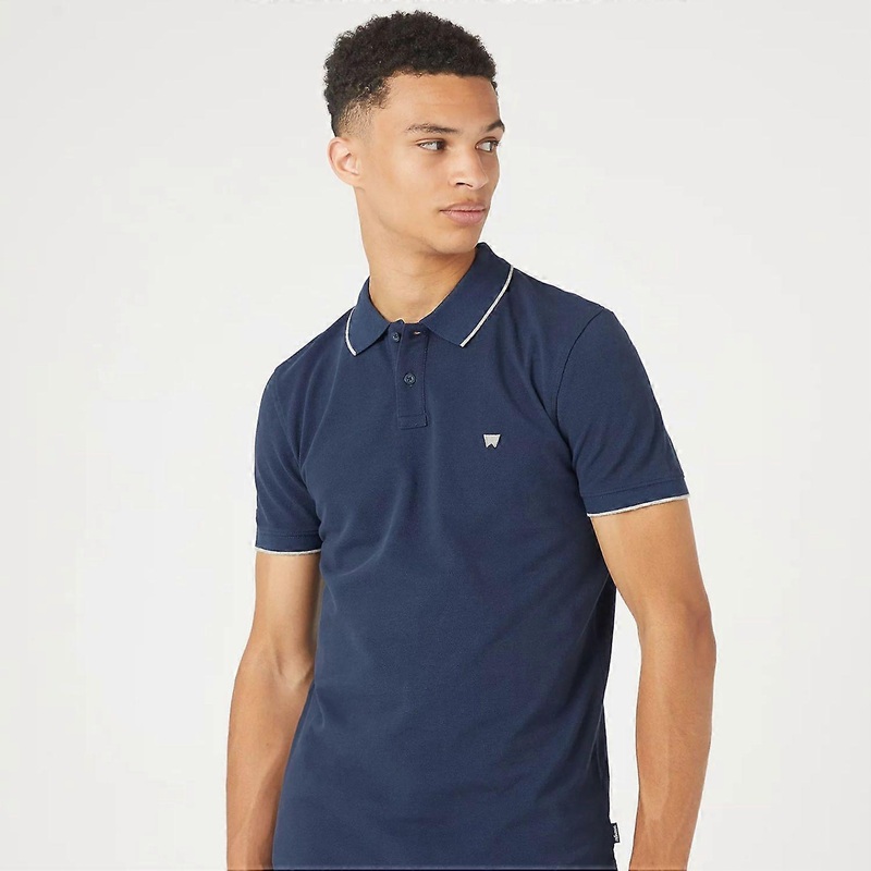 Wrangler Polo Shirt Tipped with Logo