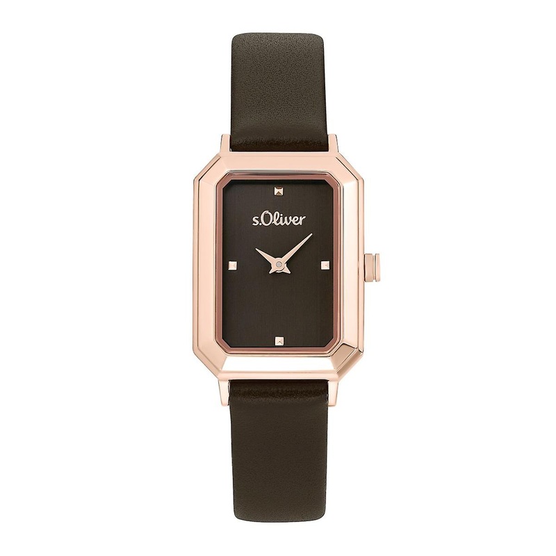 s.Oliver Ladies Watch Wristwatch Leather 2035436