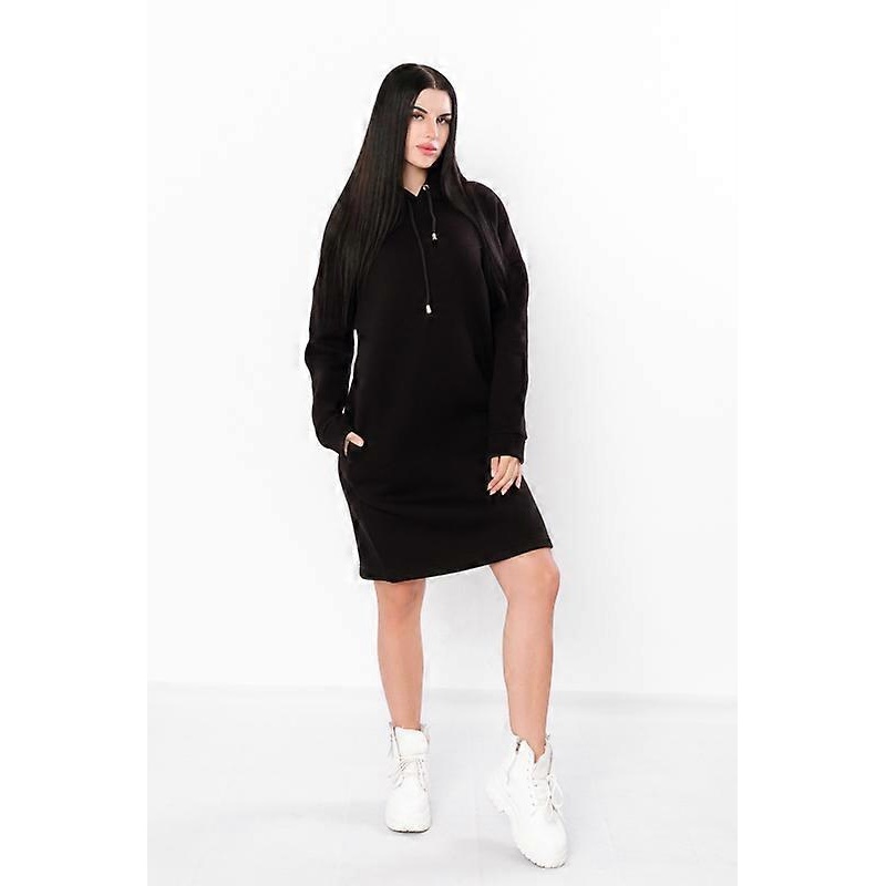 Womens Cozy Hoodie Dress  Soft Trinitka Material & Adjustable Hood, Winter,  HC 8369-025