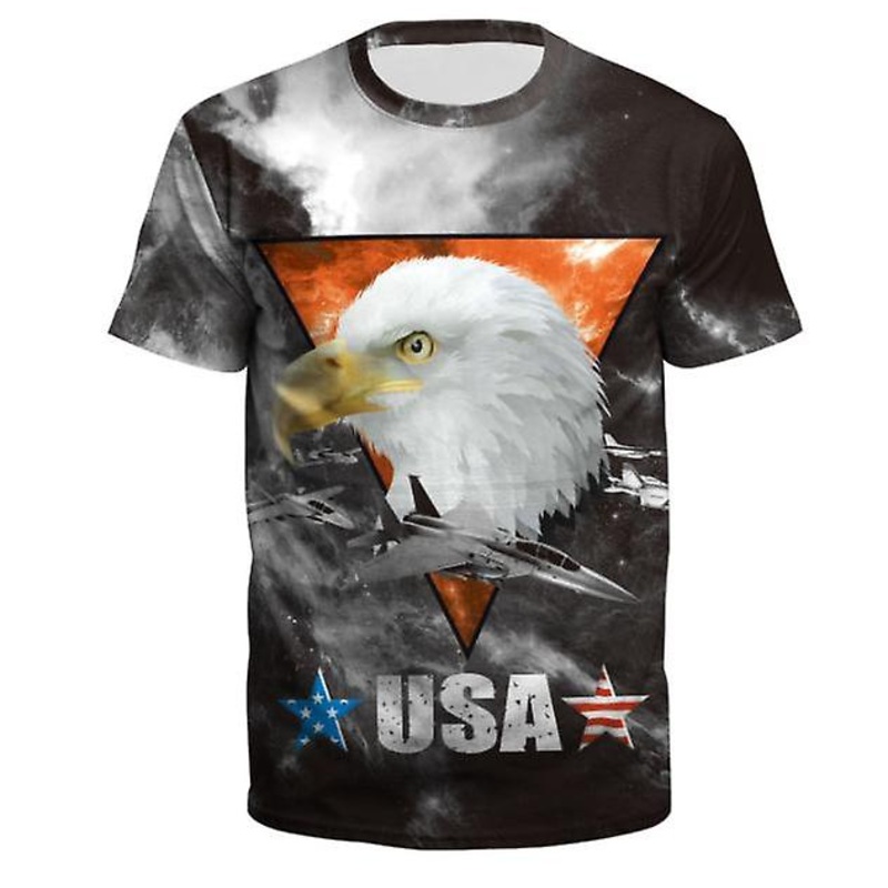 2022 Hot Sale Men’s And Women’s National Flag 3d Digital Printing Outer Wear All-match Short-sleeved T-shirt