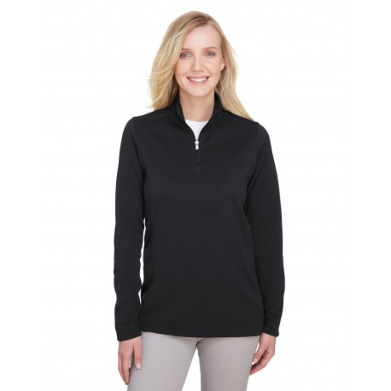 UltraClub UC792W Ladies’ Coastal Pique Fleece Quarter-Zip | UltraClub UC792W