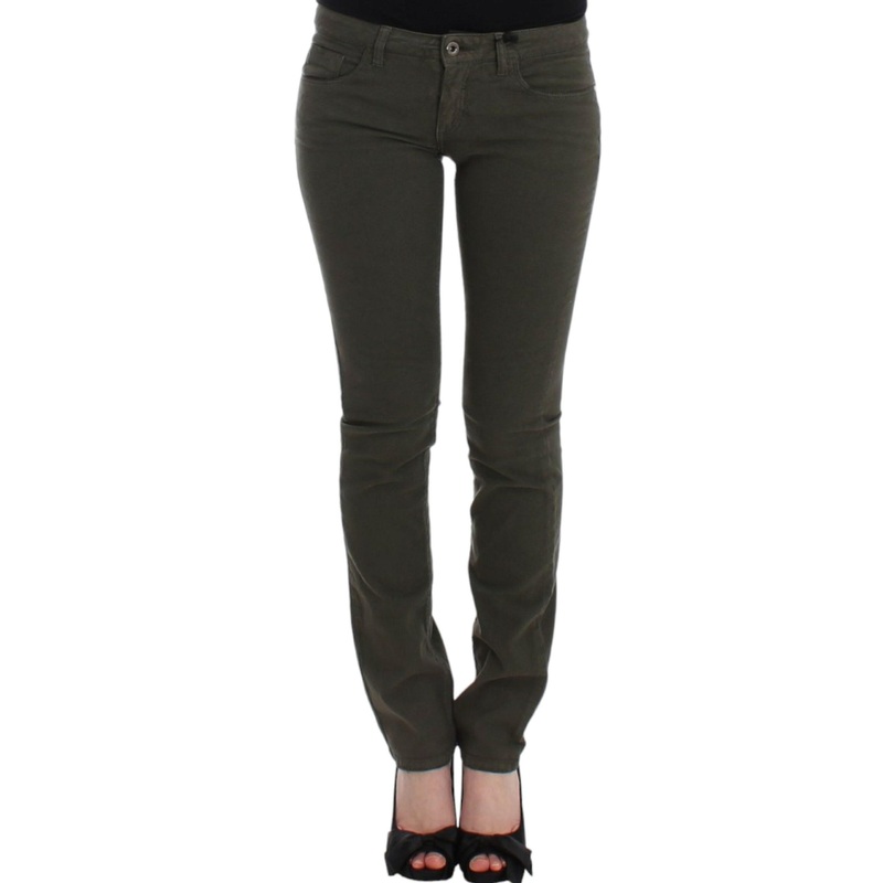 Green Slim Leg Jeans