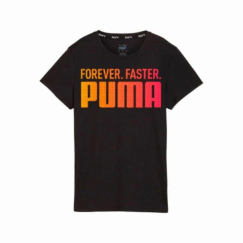 Womens Short Sleeve T-Shirt Puma Run Favorites Forever Faster