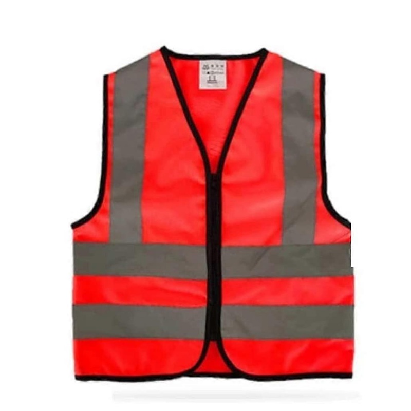 Safety Vest Unisex Red Reflective High-Visibility Traffic Safety Vest For Outdoor Construction XX-Large 1-Piece