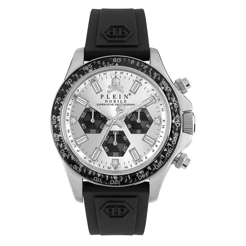 Philipp Plein Men’s Watch Chrono Quartz NOBILE RACING PWVAA0523 Silicone