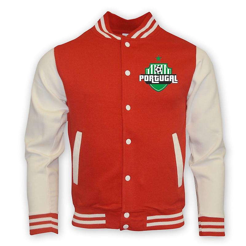 Portugal College Baseball Jacket (red) – Kids
