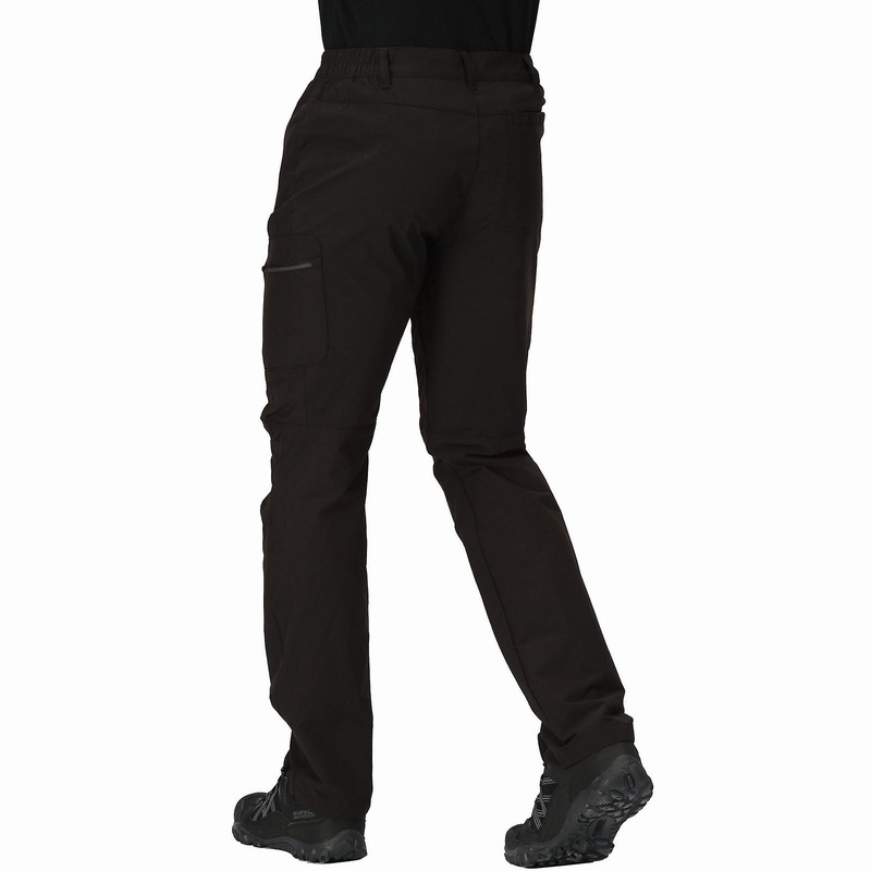 Regatta Mens Highton Water-Repellent UPF 40+ Walking Hiking Trousers
