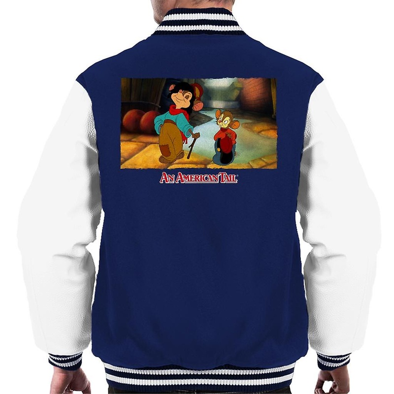 An American Tail Fieval And Tony Strolling Men’s Varsity Jacket