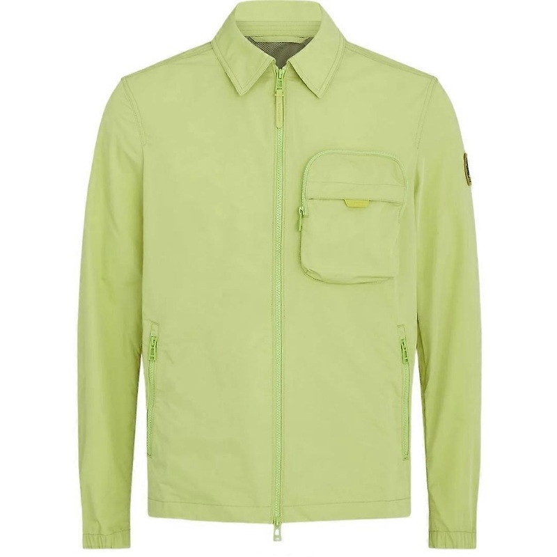 Belstaff Lime Green Board Overshirt Jacket