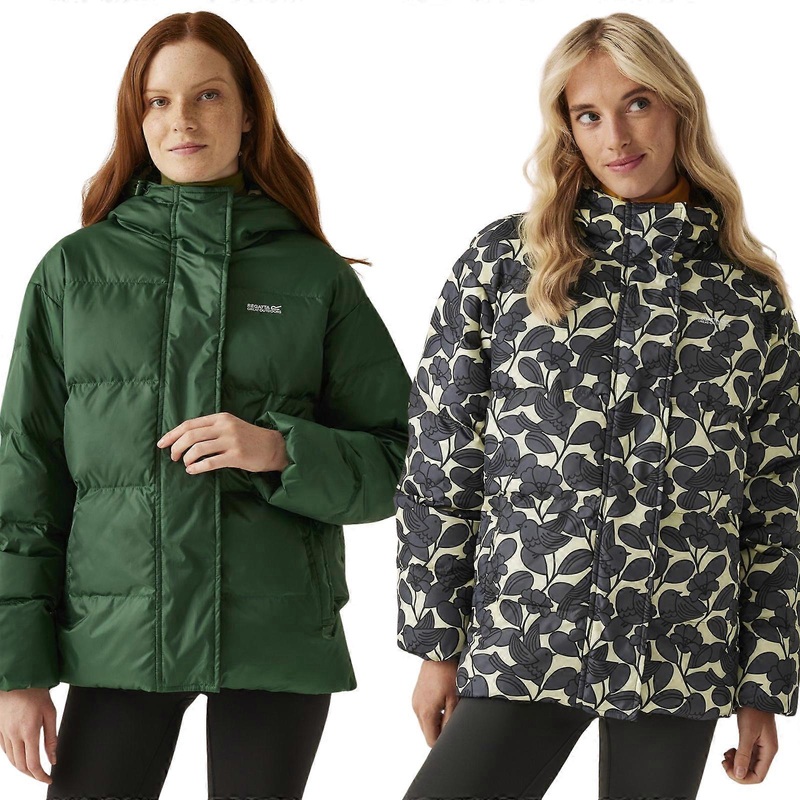 Regatta Womens Orla Kiely Oversized Warm Winter Padded Jacket Coat