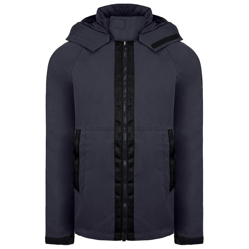 Weekend Offender Long Sleeve Zip Up Mens Vienna Anthracite Jacket JKAW2219 ANTHRACITE