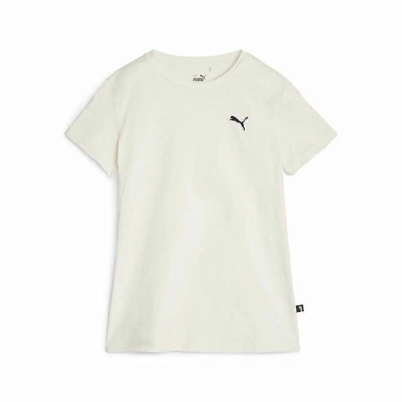 Womens Short Sleeve T-Shirt Puma White
