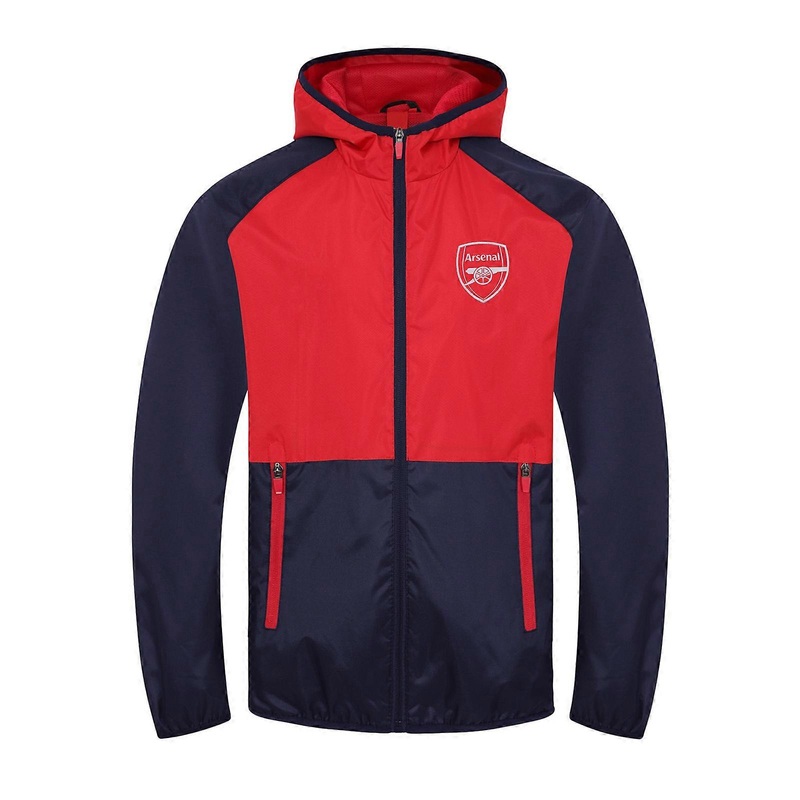 Arsenal FC Boys Jacket Shower Windbreaker Kids OFFICIAL Football Gift