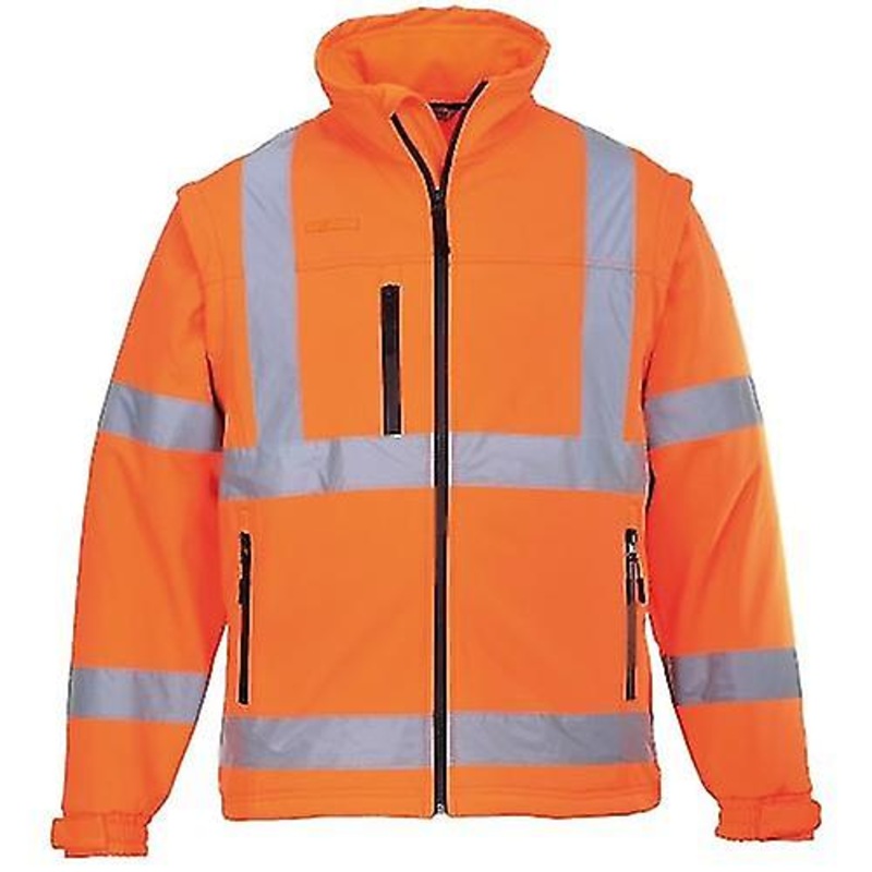 Portwest Unisex Hi-Vis Safety Softshell Jacket
