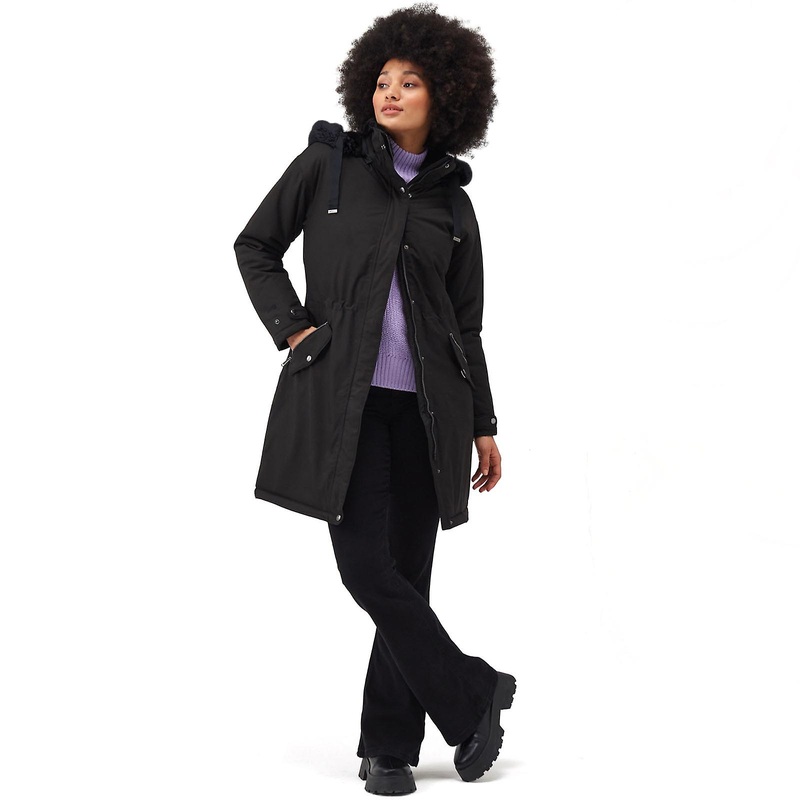 Regatta Womens Samaria Waterproof Giovanna Fletcher Collection Jacket – Black