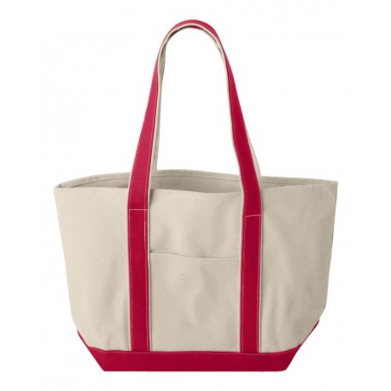 Liberty Bags 8871 Windward Large Cotton Canvas Classic Resort Tote | Liberty Bags 8871