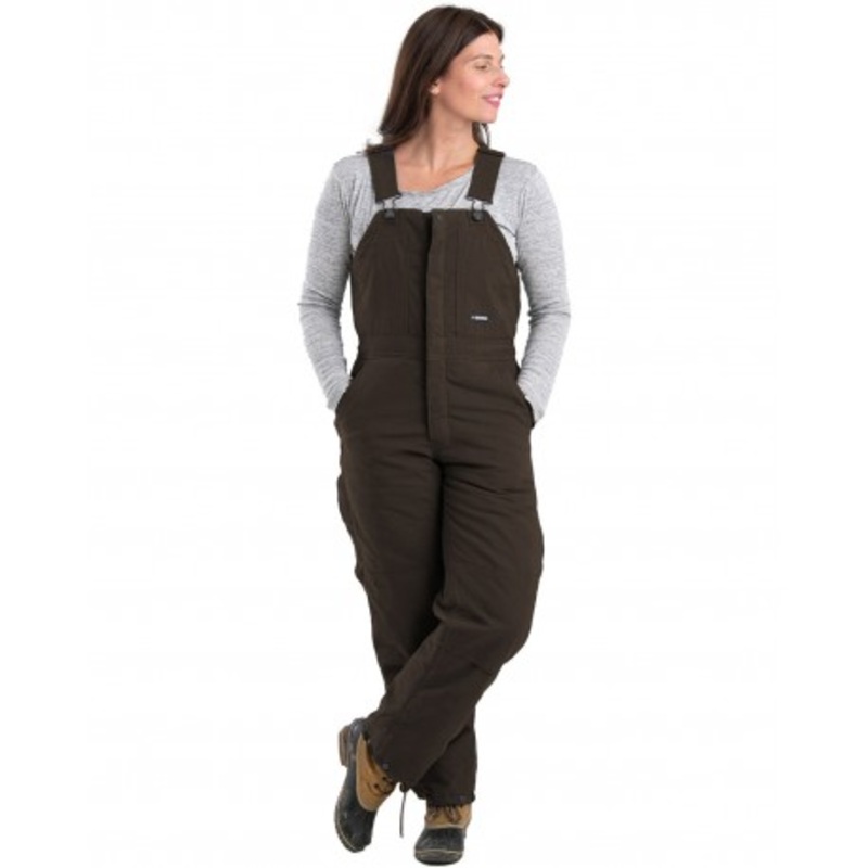 Berne WB515 Ladies’ Softstone Duck Insulated Bib Overall | Berne Apparel WB515