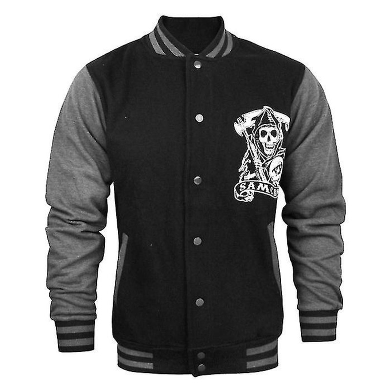 Sons Of Anarchy Official Mens Reaper Varsity Jacket
