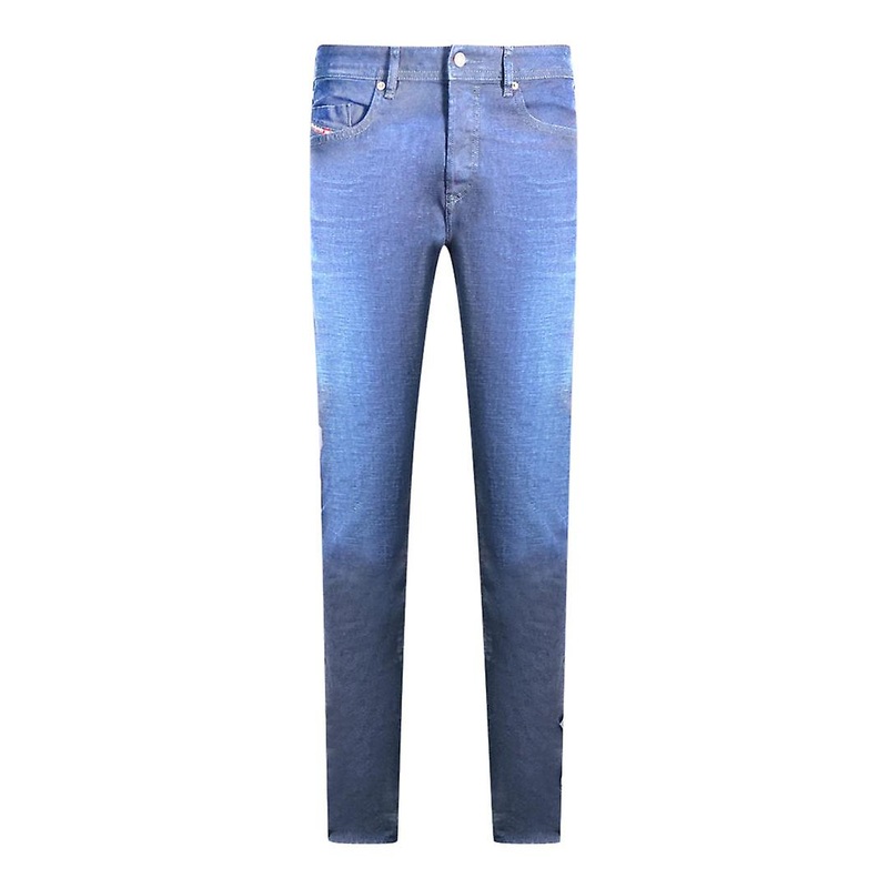 Diesel Buster R098I Faded Dark Blue Jeans