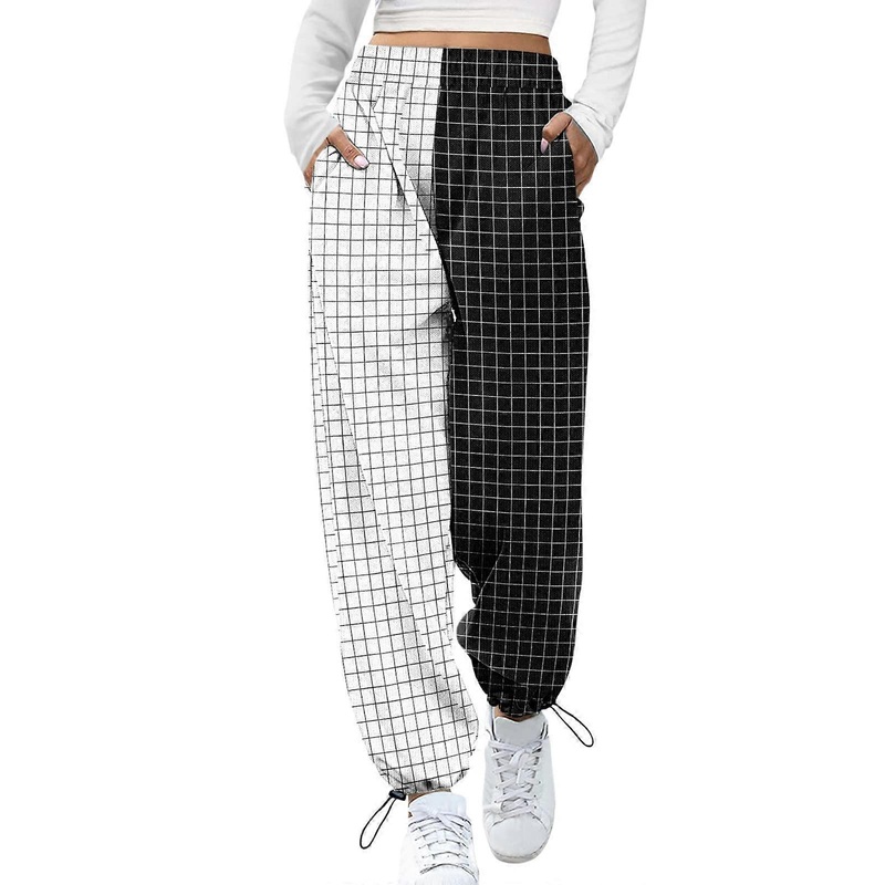 Butterfly Print Elastic Waist Sweatpants for Women Valentine’s Day Sweatpants Women Cute Cinch Bottom Jogger Pants