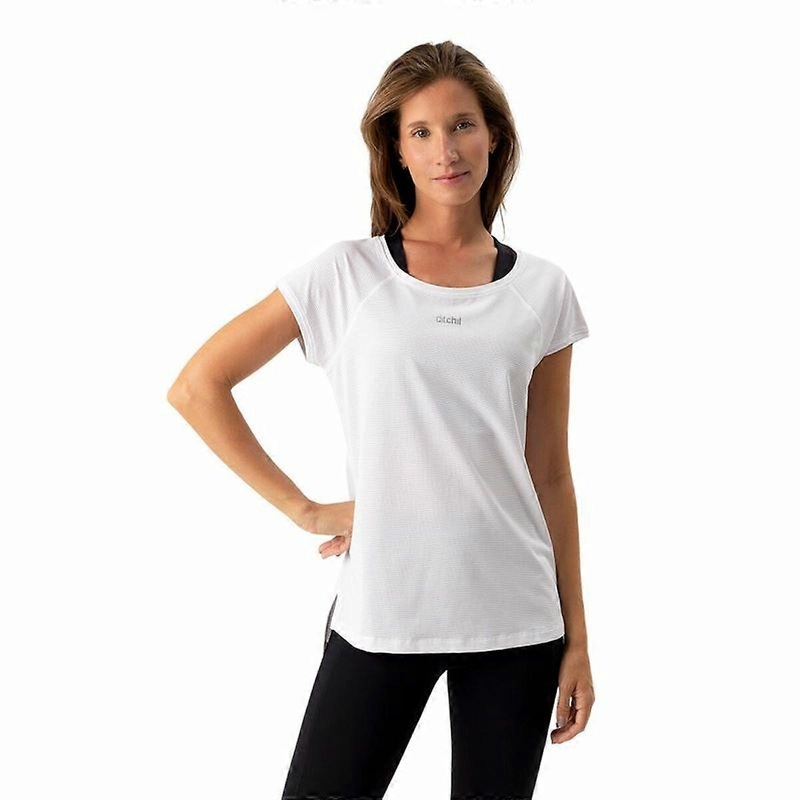 Womens Short Sleeve T-Shirt Ditchil Ariana White