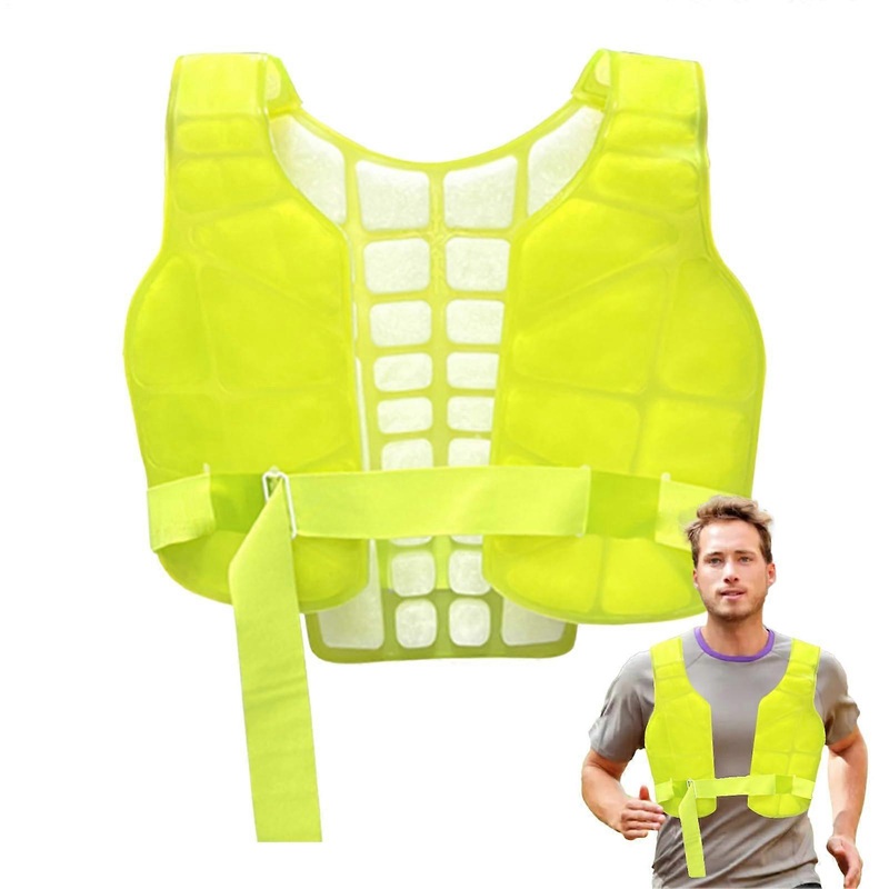 Cooling vest for women, adjustable with cold packs, protective equipment for work, gym, construction