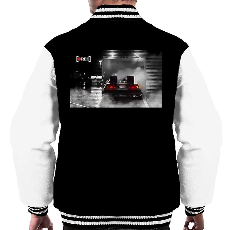 Back to the Future Delorean Rec Men’s Varsity Jacket