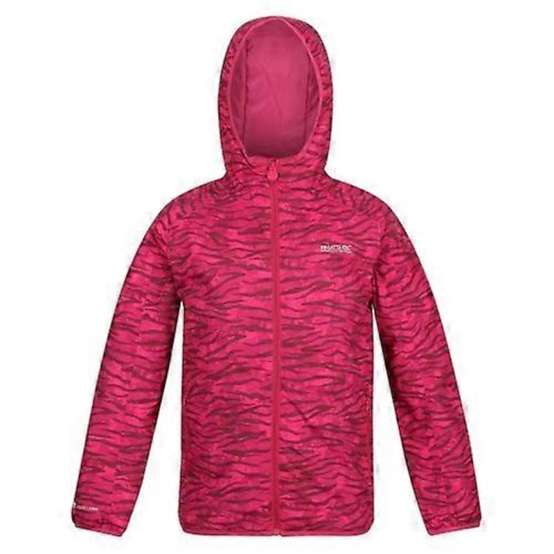 Regatta Childrens/Kids Volcanics VI Zebra Print Waterproof Jacket