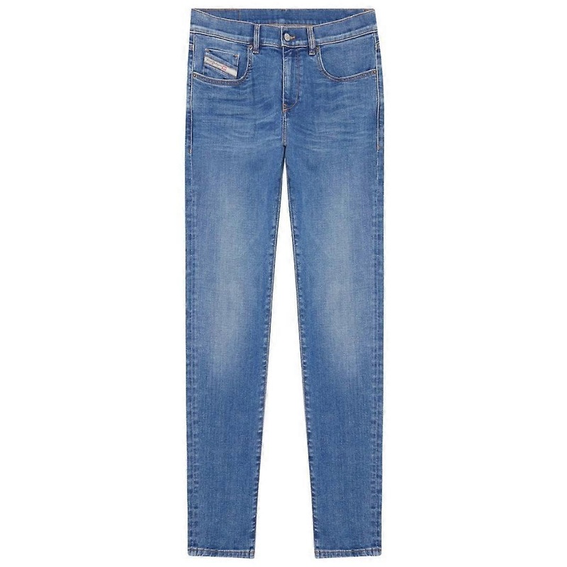 Diesel D-Strukt Blue Washed Jeans