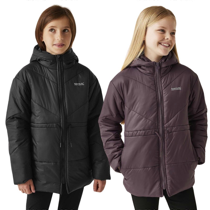 Regatta Kids Rurie Hooded Heavy Weight Padded Warm Winter Jacket Coat