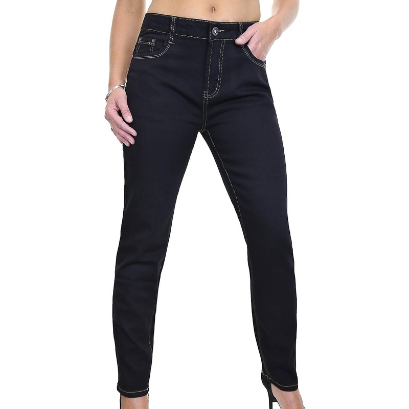 icecoofashion Women’s Skinny Mid Rise Slim Fit Jeans Smooth Wash